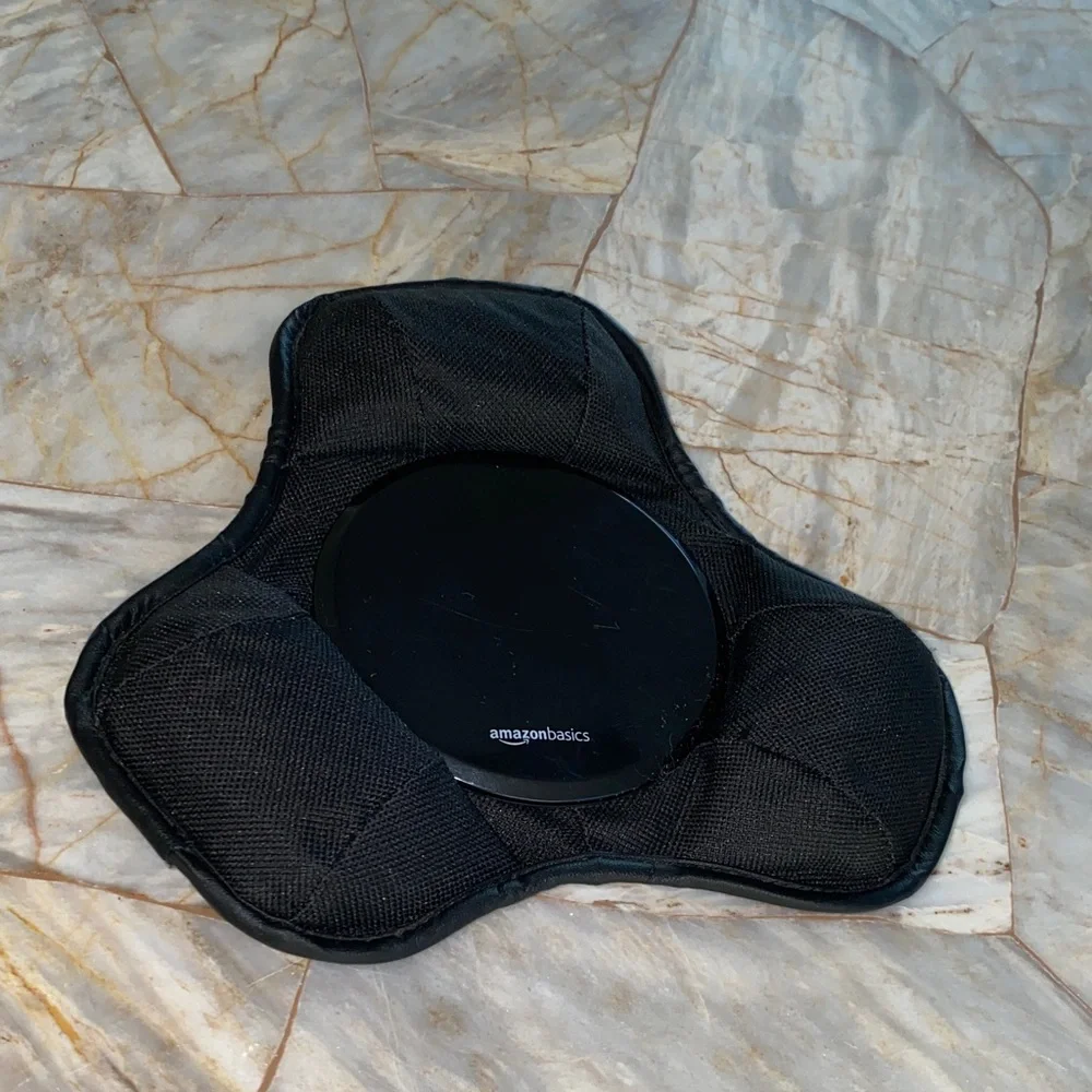 Amazon Basics Black Camera Lens Cap Holder